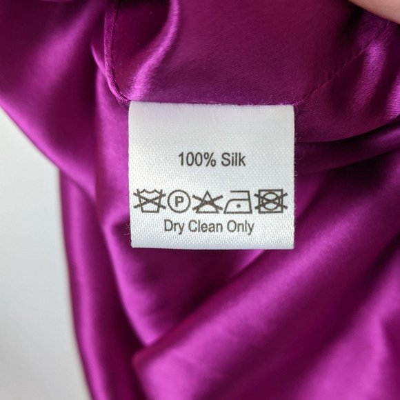 Temperley London 100% Silk Barbie Pink Cocktail Dress 6 Date Night Out - Picture 10 of 11